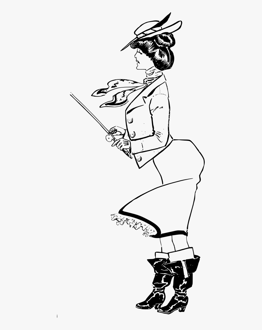 Sexy Lady In - Vector Graphics, HD Png Download