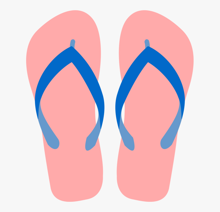 Flip Flops Shoe Footwear - Sandals Clipart, HD Png Download