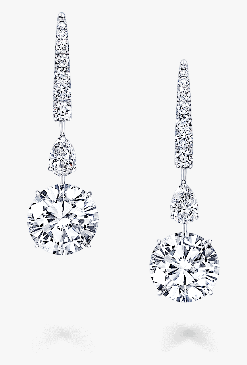 Graff Earrings Solitaire, HD Png Download