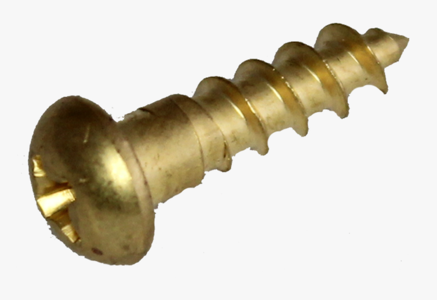 Wood Screw - Brass, HD Png Download