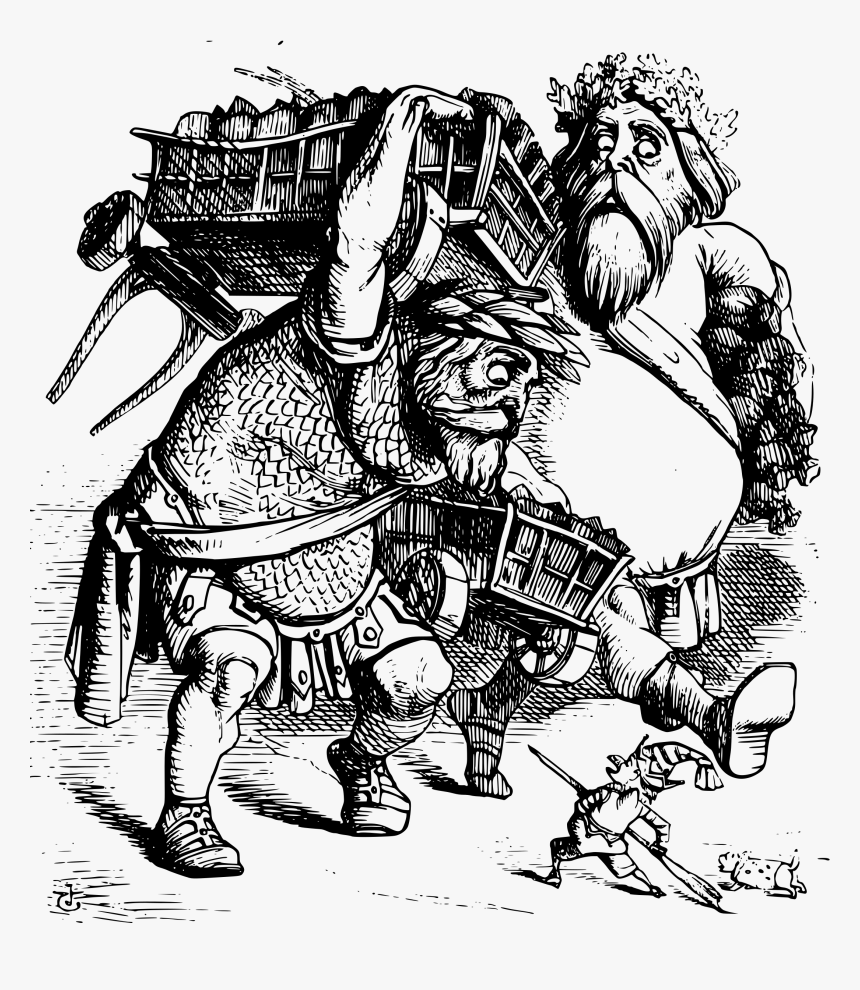 Giants Againts A Jester Clip Arts - Portable Network Graphics, HD Png Download