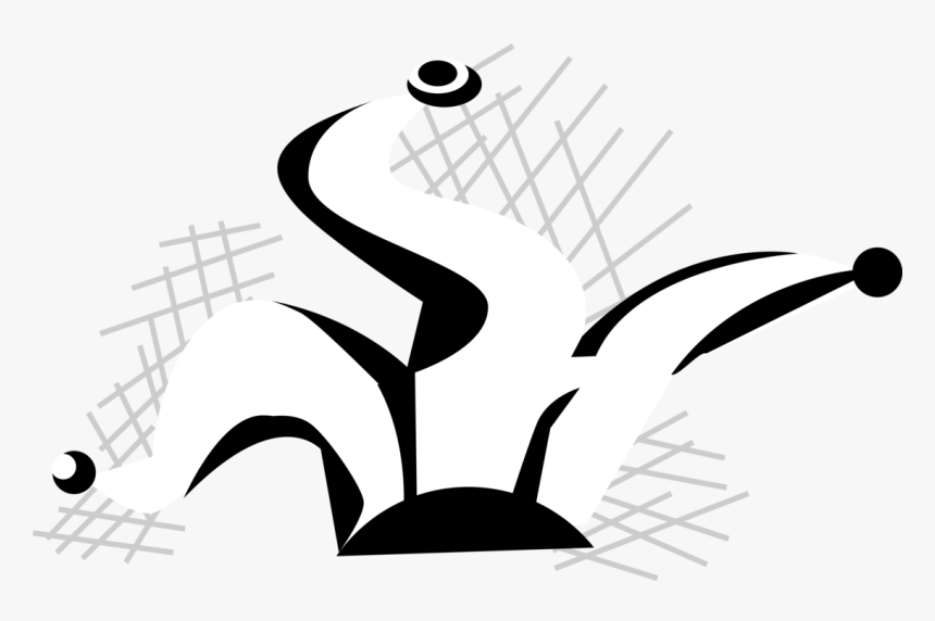 Vector Illustration Of Medieval And Renaissance Era - Transparent Jester Hat Silhouette, HD Png Download