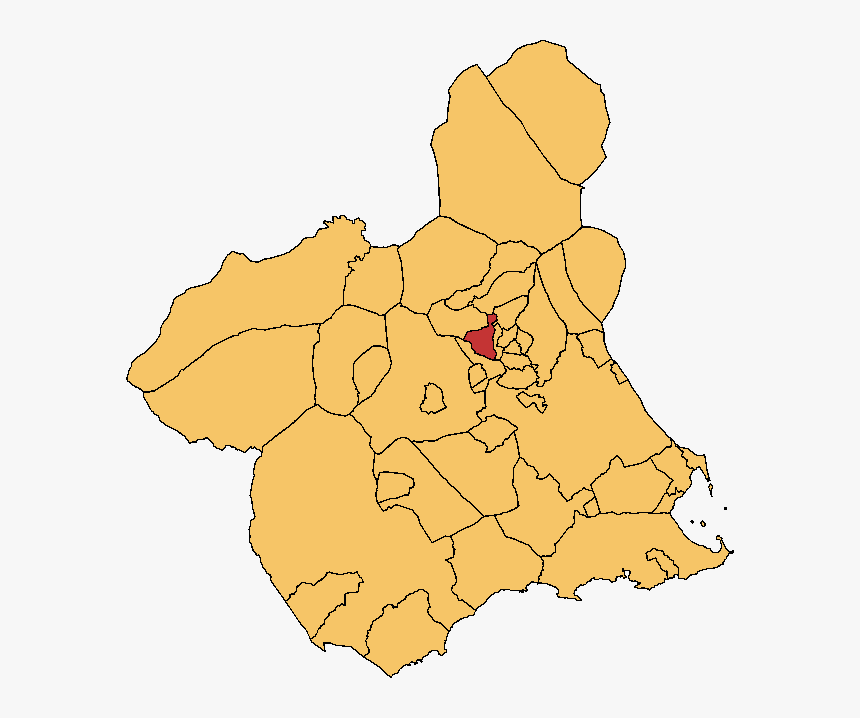 Ojos Murcia - Murcia Municipalities Map, HD Png Download