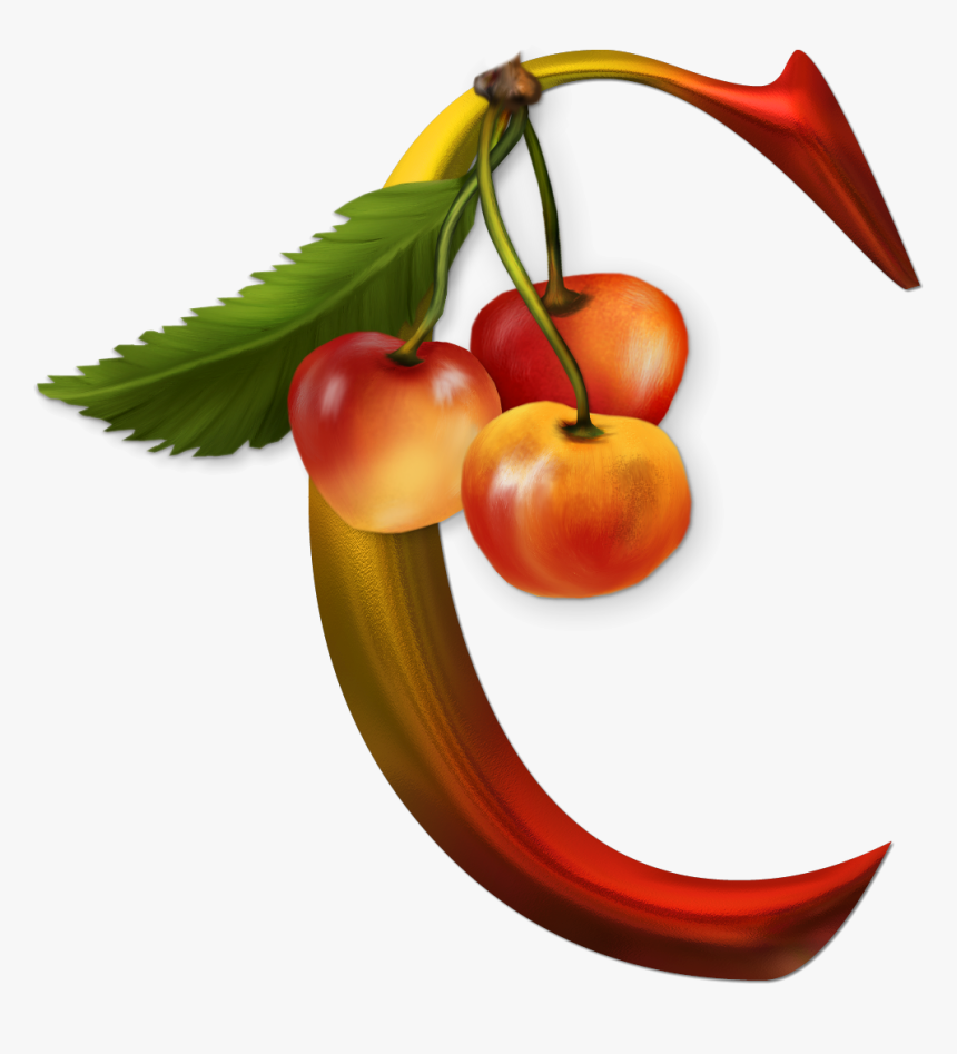 Letras Con Frutas Y Verduras, HD Png Download