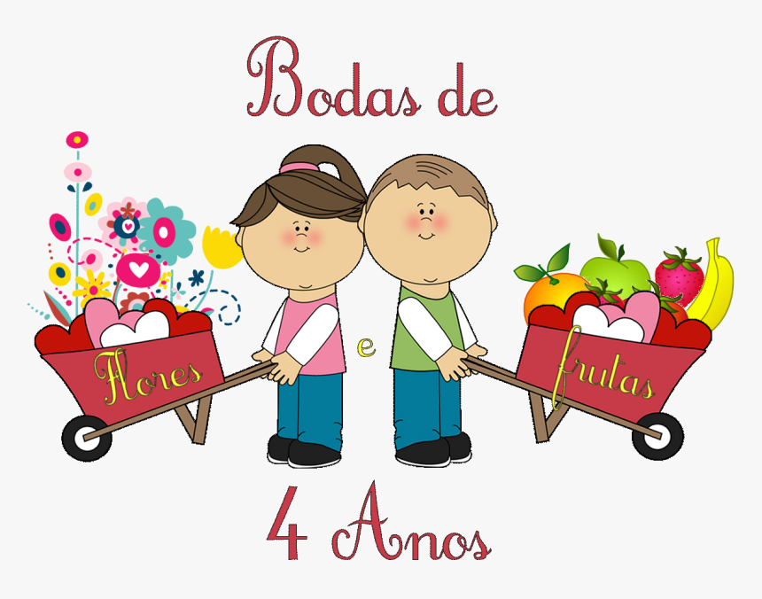 Mini Kit Bodas E - Quatro Anos De Casados Bodas, HD Png Download