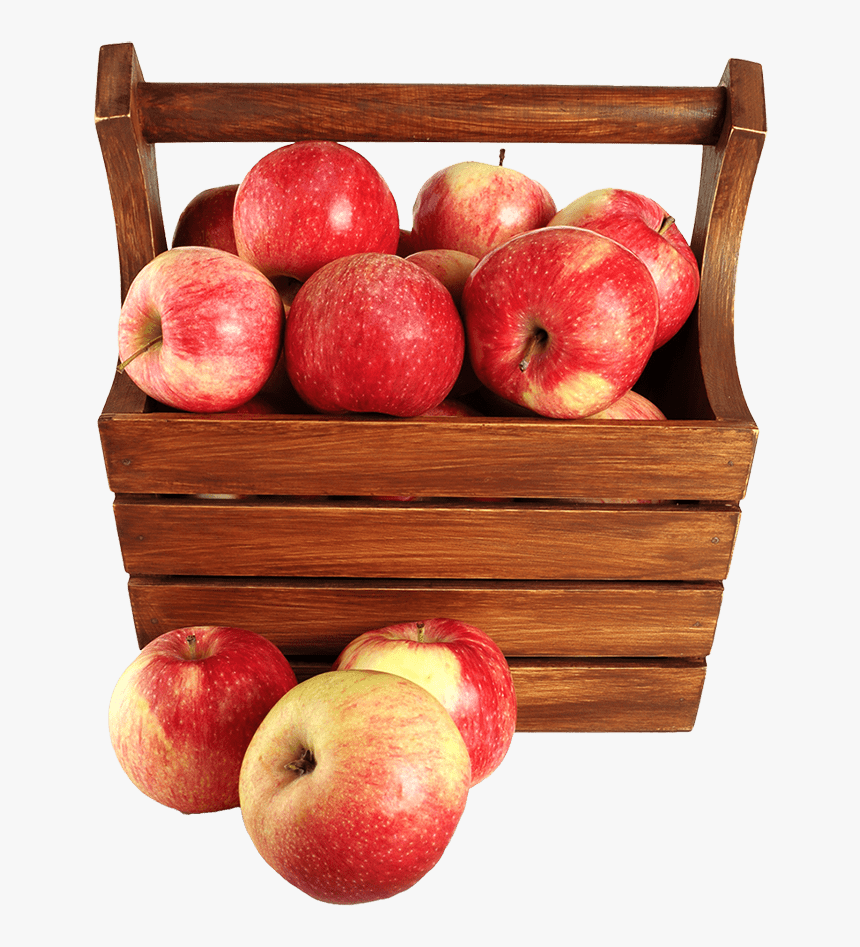 Basket Of Apples Png, Transparent Png