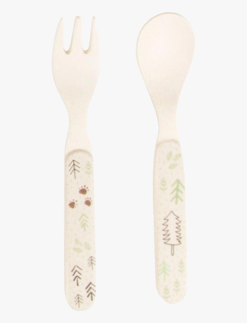 Bear Camp Children S Fork & Spoon Set - Wooden Spoon, HD Png Download