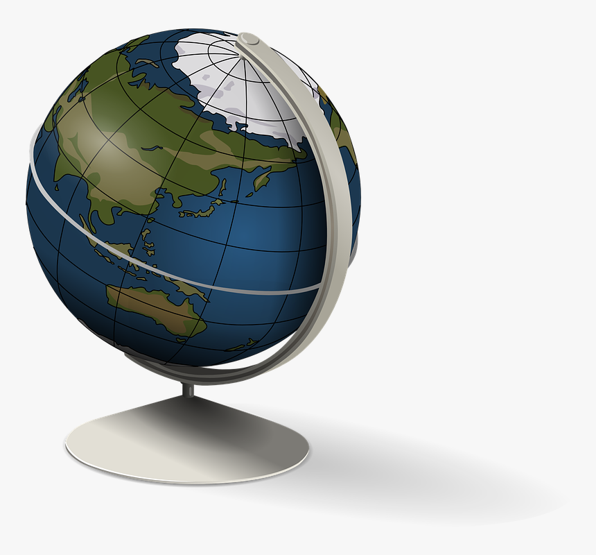 Globe Earth World - Globe Clip Art, HD Png Download