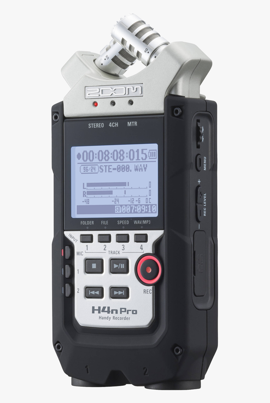 Zoom H4n Pro 4-track Mobile Recorder , Png Download - Snimač Zvuka Najam Split, Transparent Png