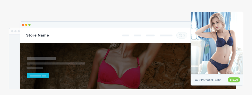 Dropshipping Lingerie - Brassiere, HD Png Download