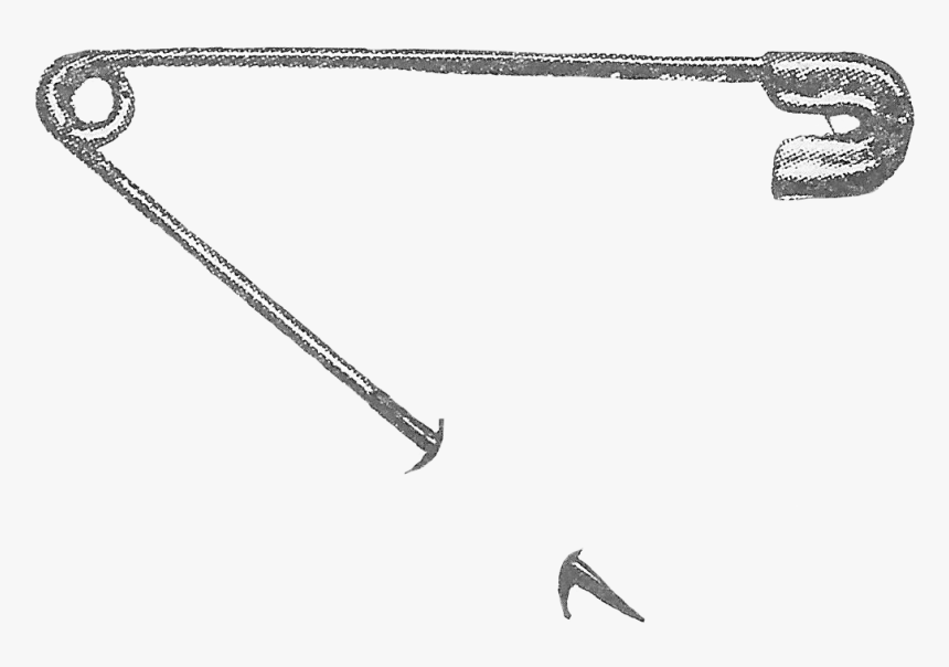 Antique Graphics Wednesday Pins - Png Transparent Safety Pin, Png Download