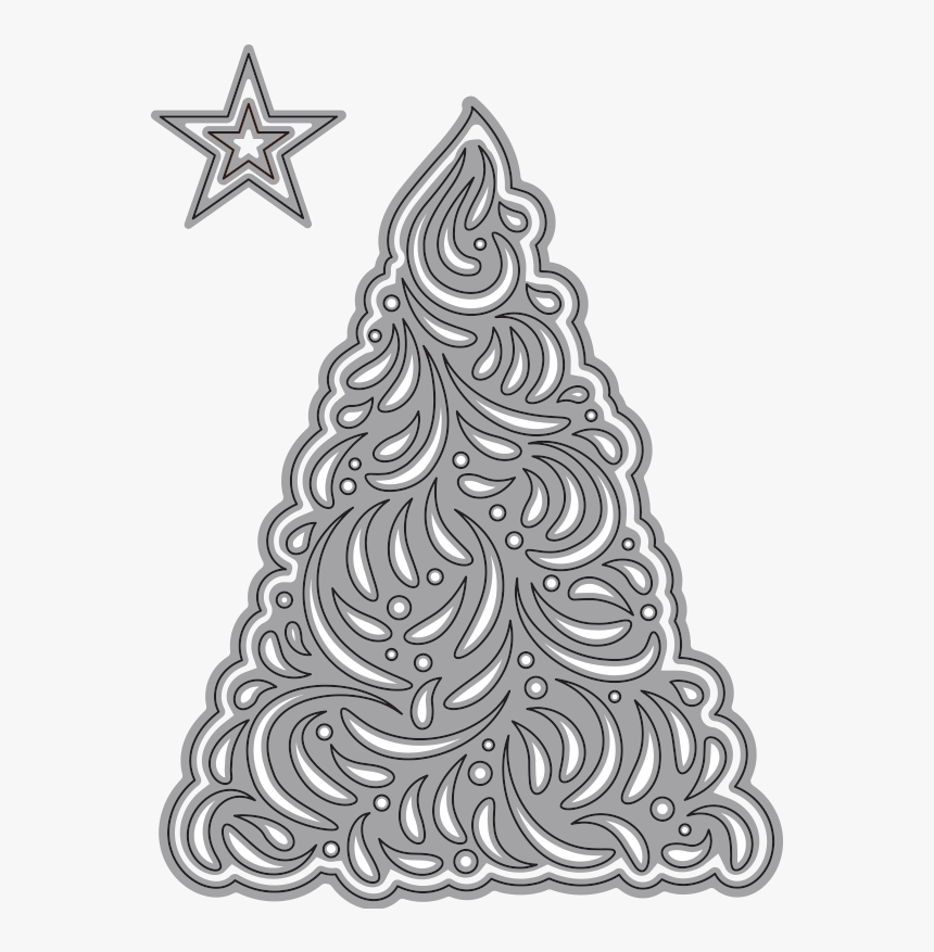 Elegant Christmas Tree , Png Download - Christmas Tree, Transparent Png