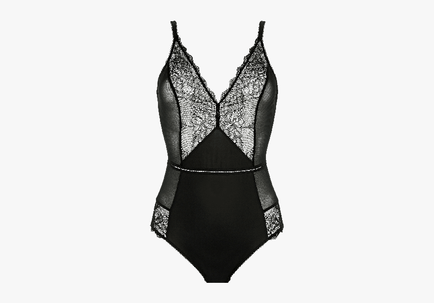 Body Sara Noir - Lingerie Top, HD Png Download