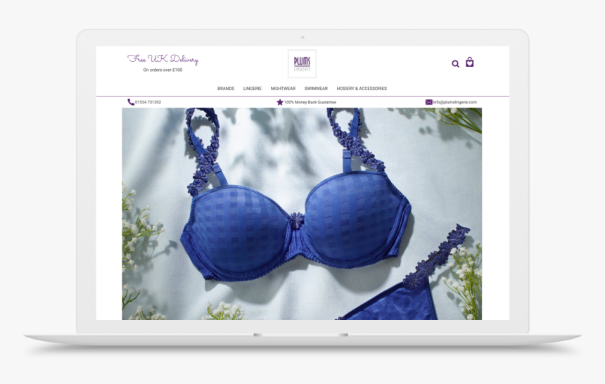 Plums Lingere Laptop Hp - Brassiere, HD Png Download