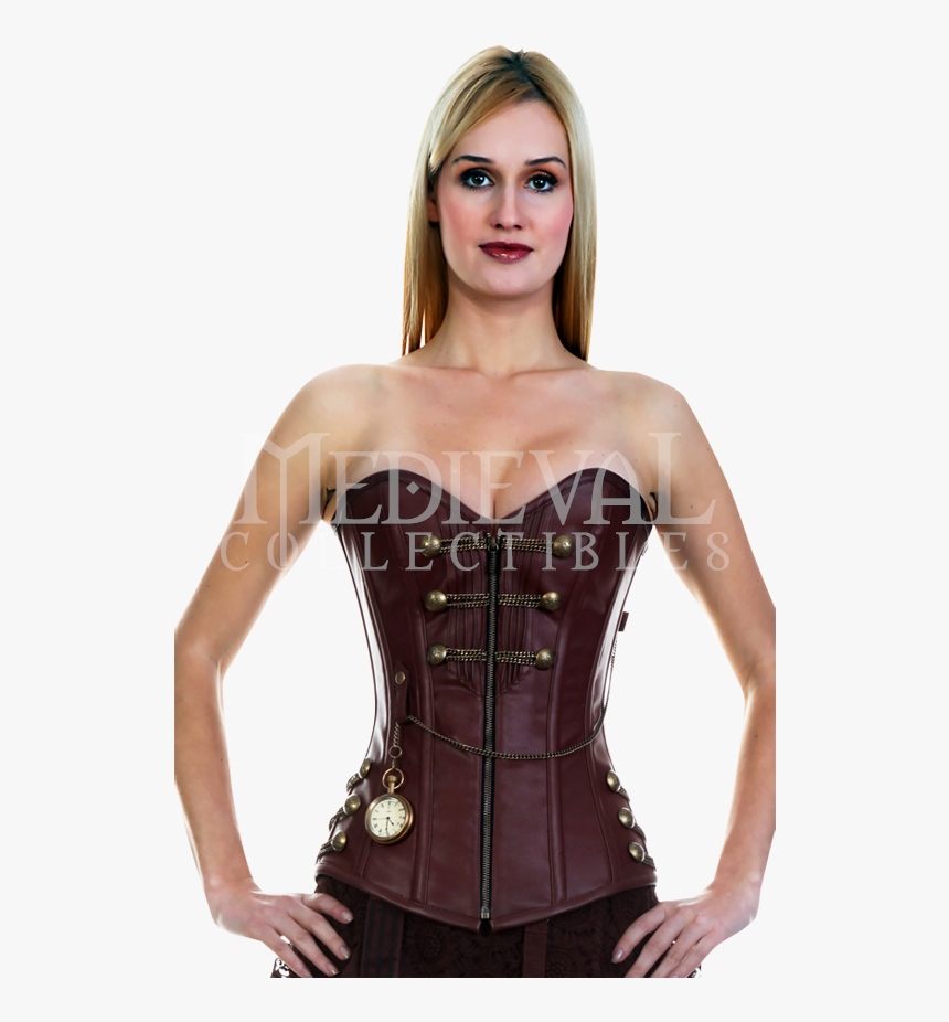 Black Leather Lingerie - Corset, HD Png Download