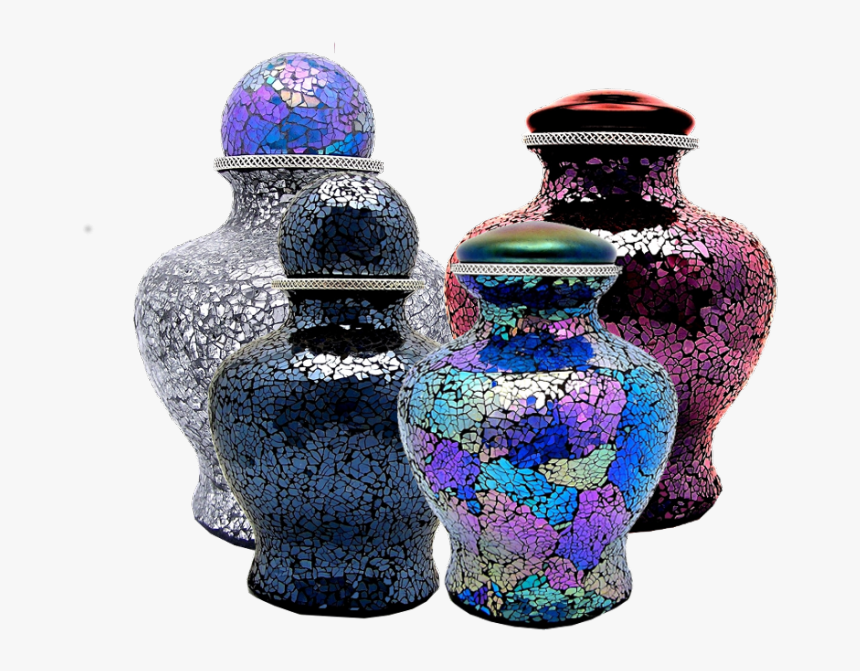 Glass Mosaic Ashes Urn, HD Png Download