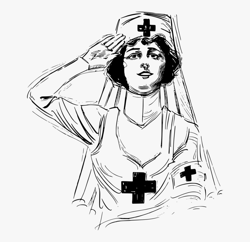 Women In War Drawing, HD Png Download