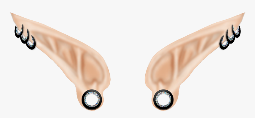 Ear Elf Clip Art - Elven Ears Png, Transparent Png