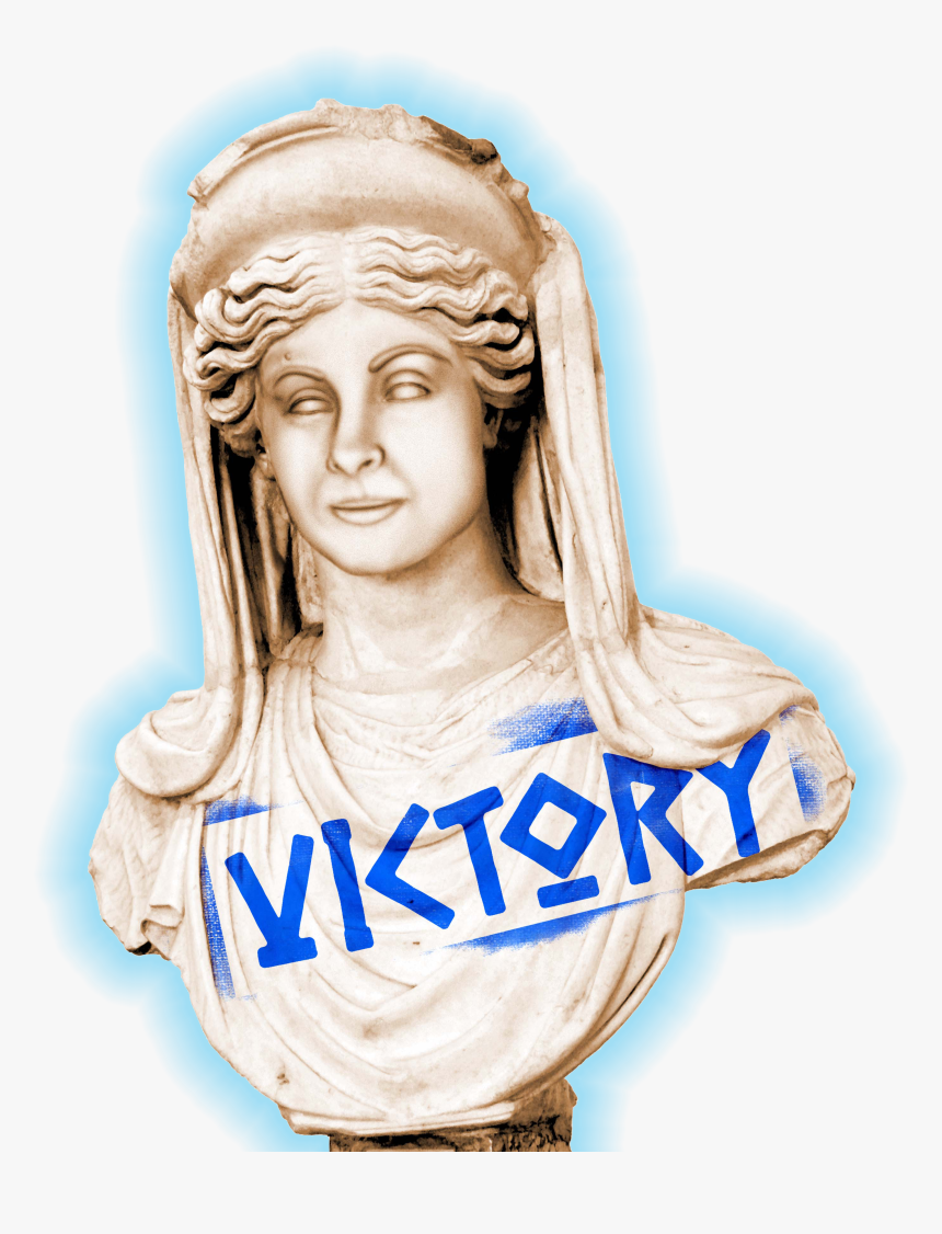 Greek Goddess Niki Victory2 - Bust, HD Png Download