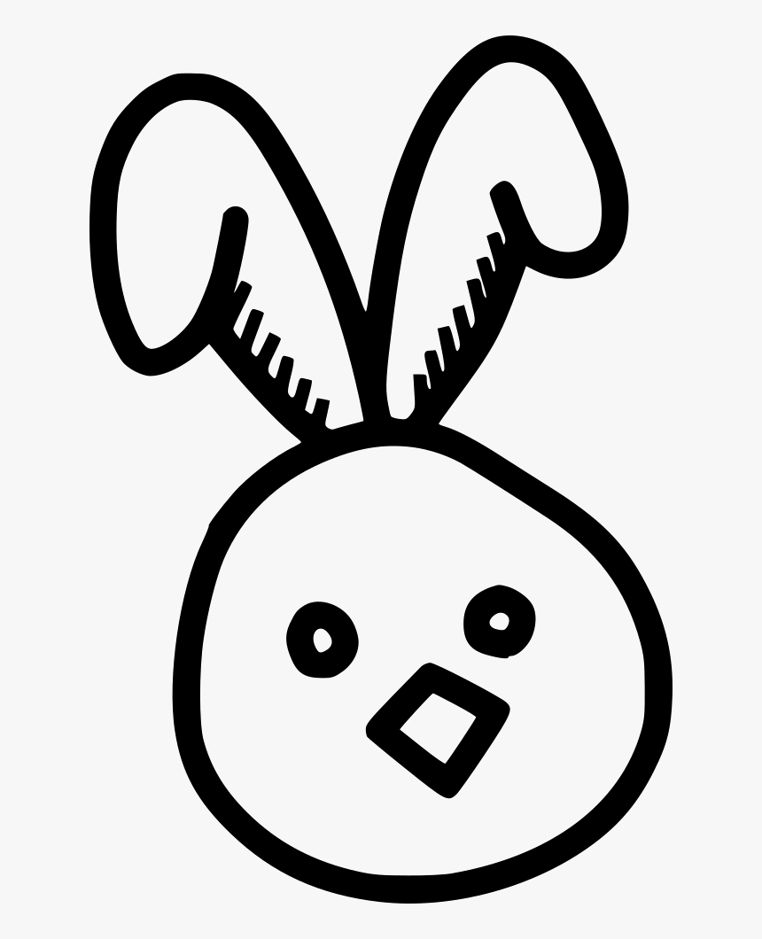 Chicken Bunny Ears Cute Chickling Rabbit, HD Png Download