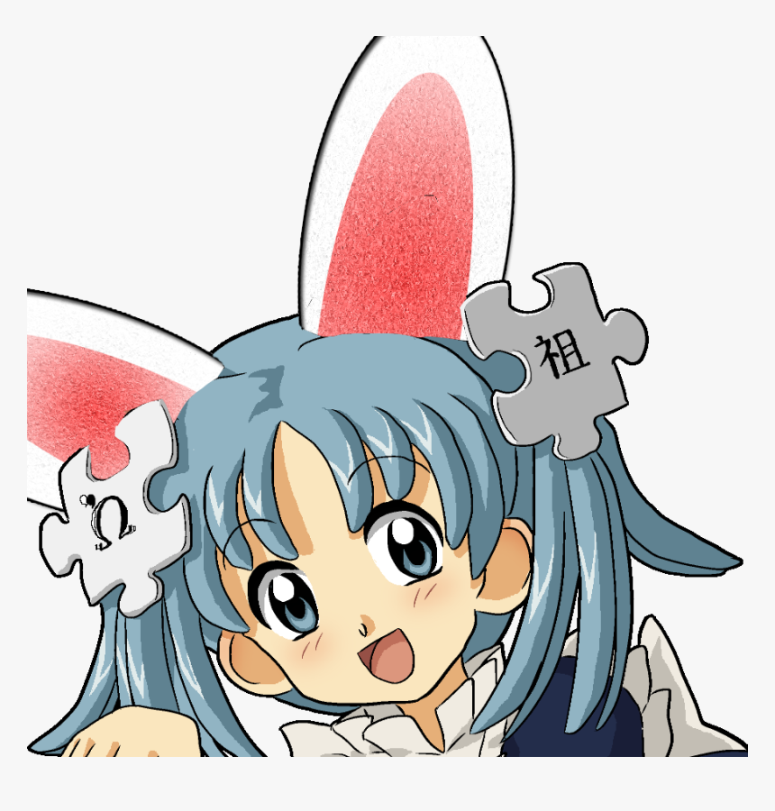 Wikipe-tan With Rabbit Ears - Wikipedia Chan, HD Png Download