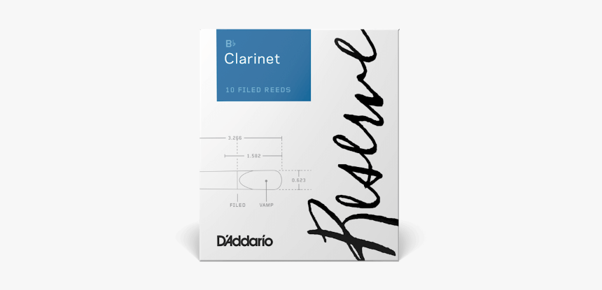 D Addario Reserve Bass Clarinet Reeds, HD Png Download