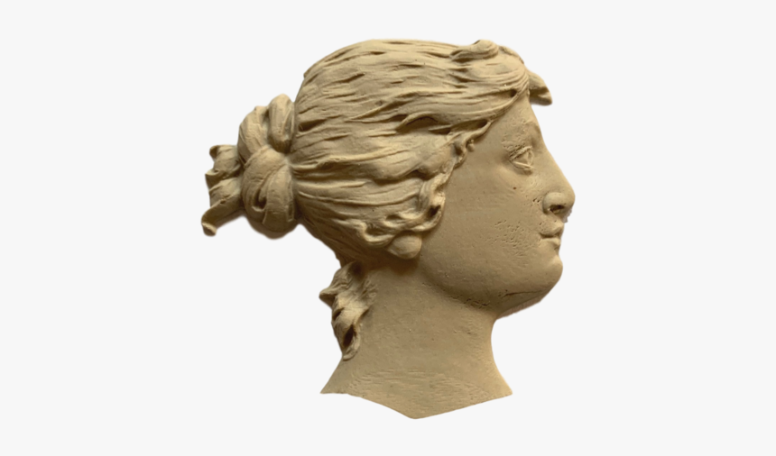 Face Accent 3 7/8 High 3 3/4 Wide - Bust, HD Png Download