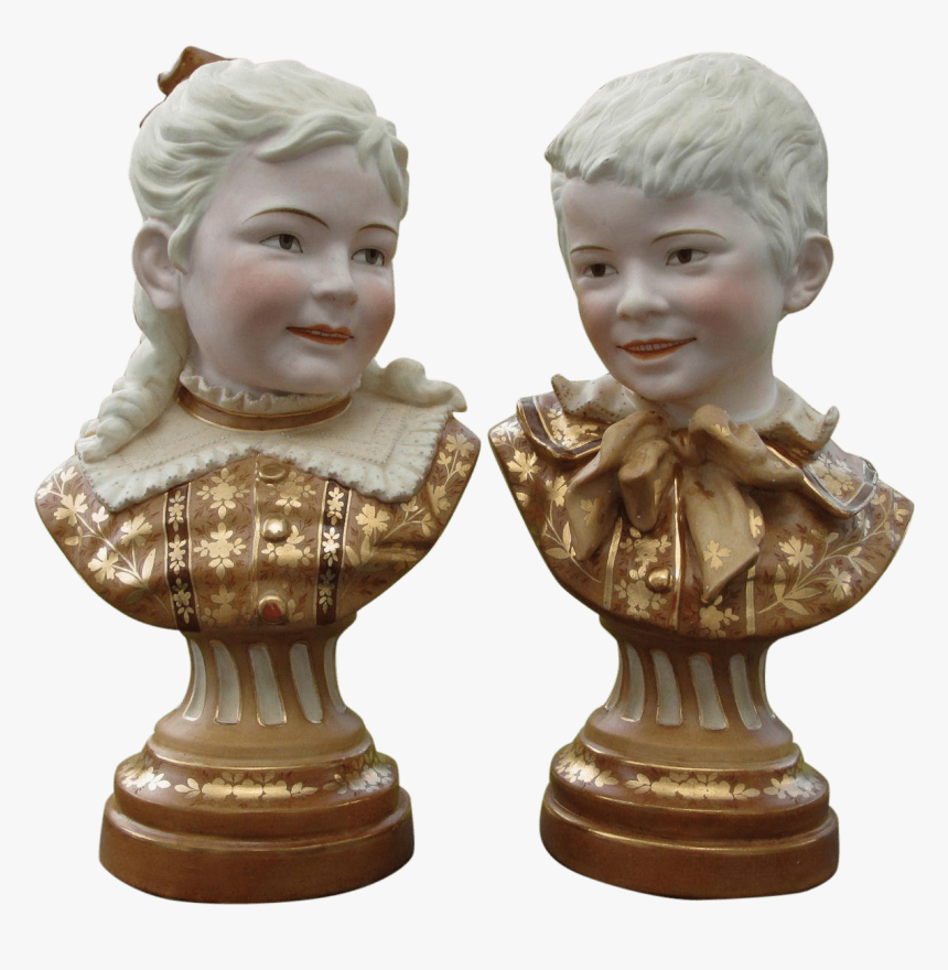 Pair Of Victorian Busts - Bust, HD Png Download