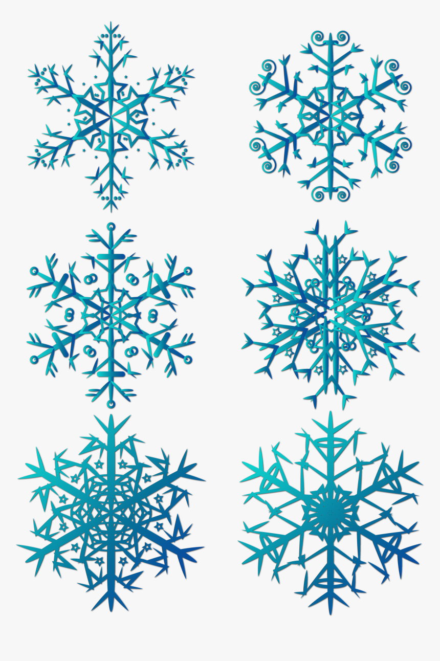 Christmas Snowflake Winter Blue Element Png And Vector - Copo De Nieve Azul Png Transparente, Png Download