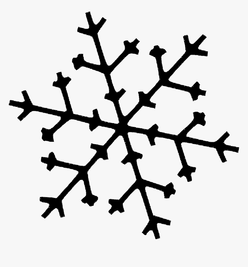 Ornament Silhouette Clip Art - Pink Snowflake Clipart, HD Png Download