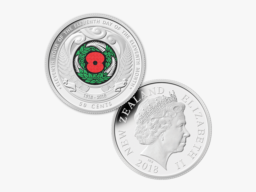 Transparent Money Roll Png - Nz 50 Cent Coin, Png Download