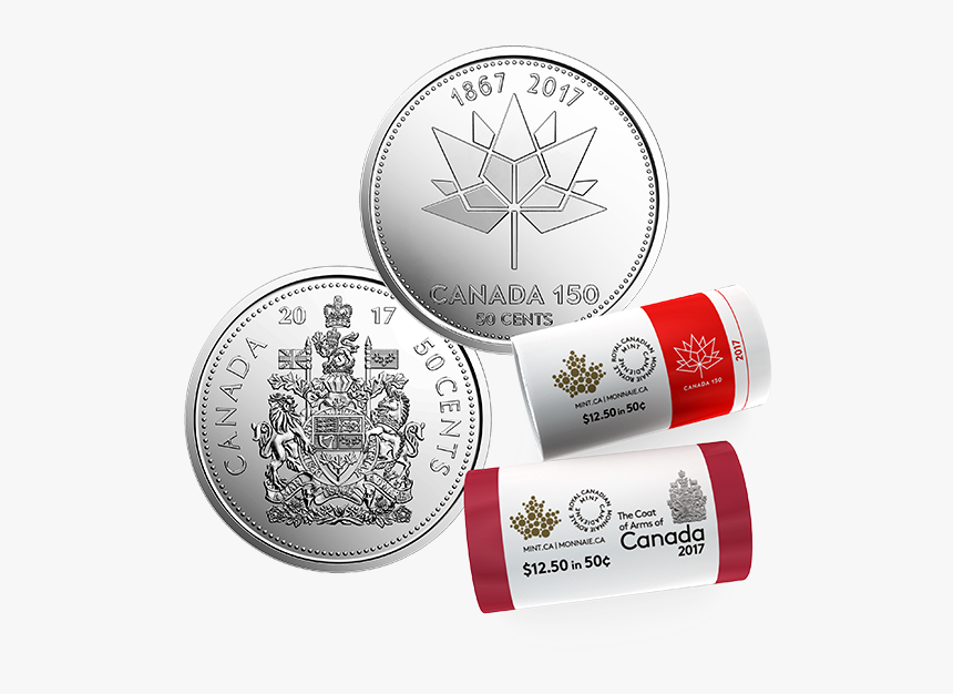2017 Canadian 50 Cent Coin, HD Png Download