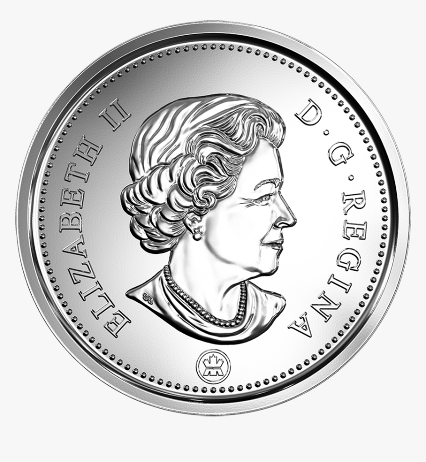 Cash Drawing Roll Clipart Black And White - 50 Cent Piece Canada, HD Png Download
