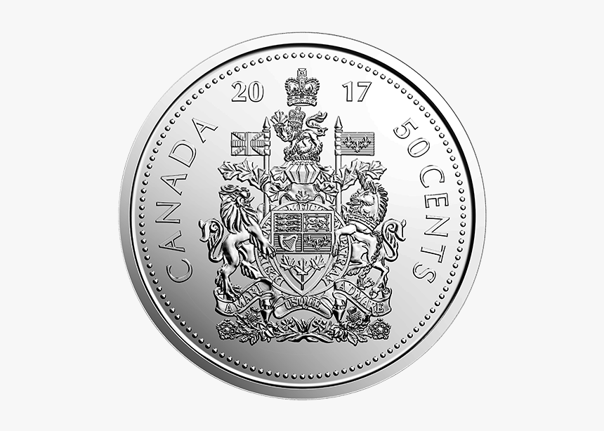 *2017 2 X 50-cent Special Wrap Rolls - Canadian 50 Cent Coin 2019, HD Png Download