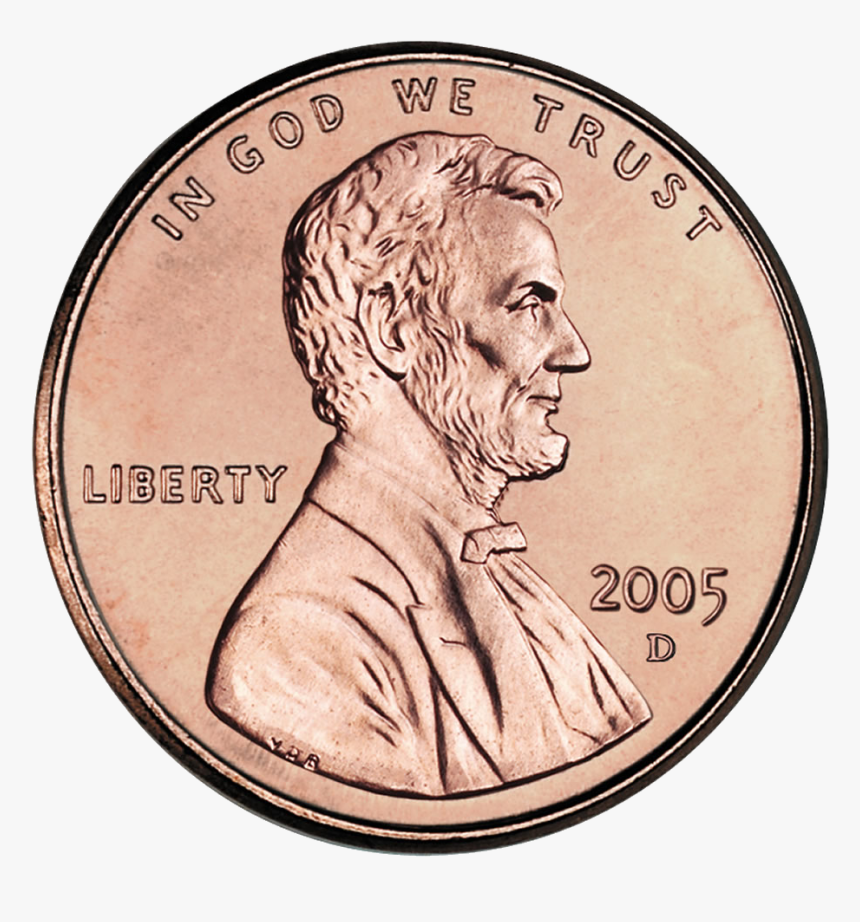 2005 Penny Uncirculated Obverse Cropped - Penny Coin, HD Png Download