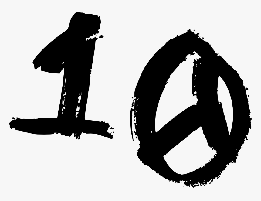 Graffiti Number Png, Transparent Png