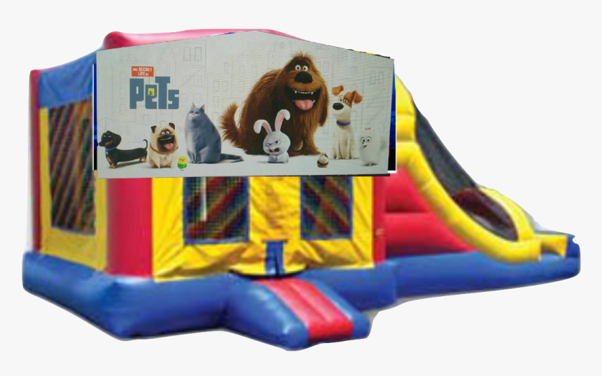 Combo Super Big Side Secret Life Of Pets $170 - Secret Life Of Pets Bounce House, HD Png Download