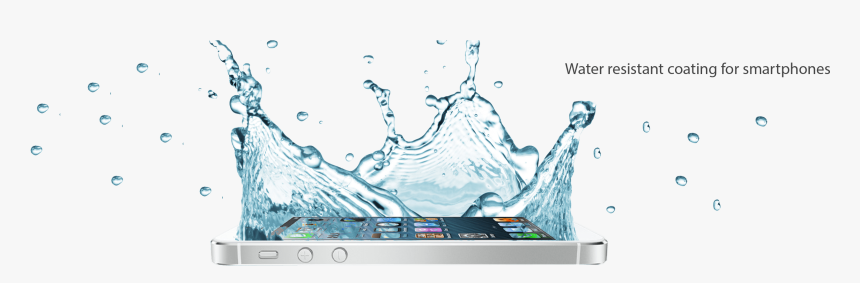 Splash Spray On Water Resistant Kit For Your Phone - Phone In A Water Splash, HD Png Download