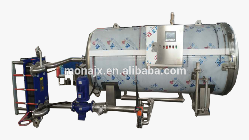 China Horizontal Hot Water Spray Retort Machine Sterilization - Electric Generator, HD Png Download
