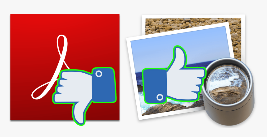 Transparent Like Dislike Png - Preview Mac Icon Png, Png Download