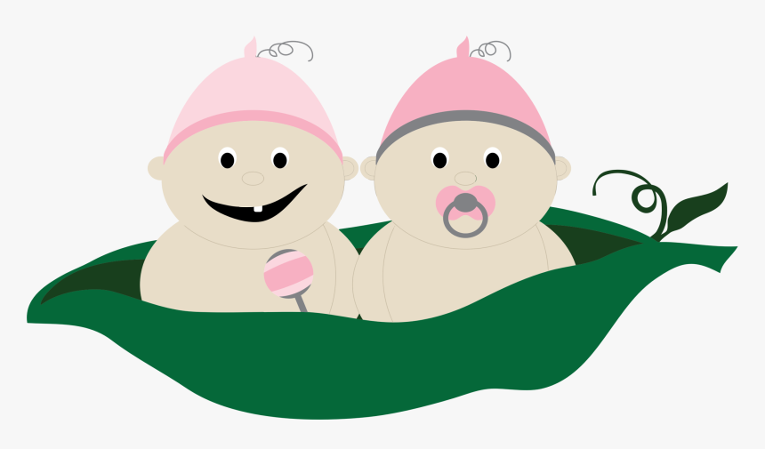 Two Peas In A Pod Clip Arts - Happy Birthday Twins Boy, HD Png Download