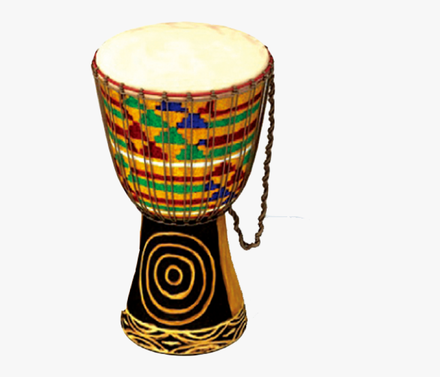 African Kente Drum Png Image - Png Of African Drums, Transparent Png