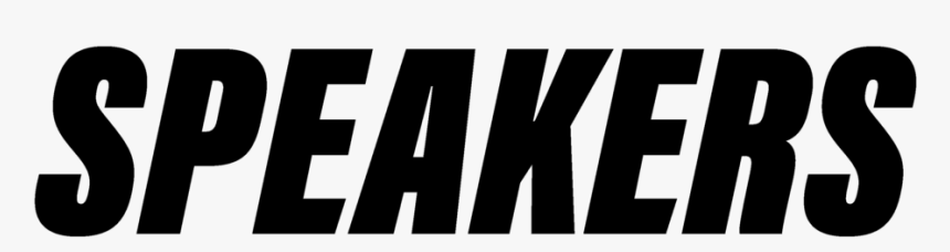 Speaker-02 - Black-and-white, HD Png Download