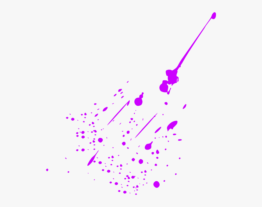 Purple Paint Splash Png 1 » Png Image - Black Paint Splatter Png, Transparent Png