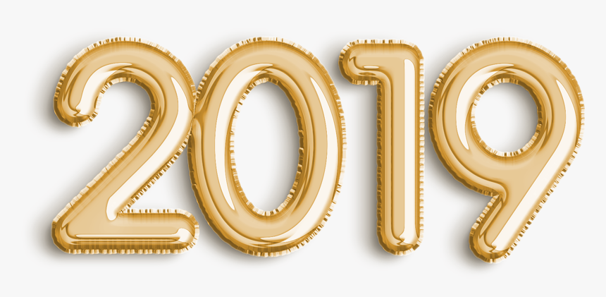Happy New Year 2019 Png Gold, Transparent Png , Png, Png Download