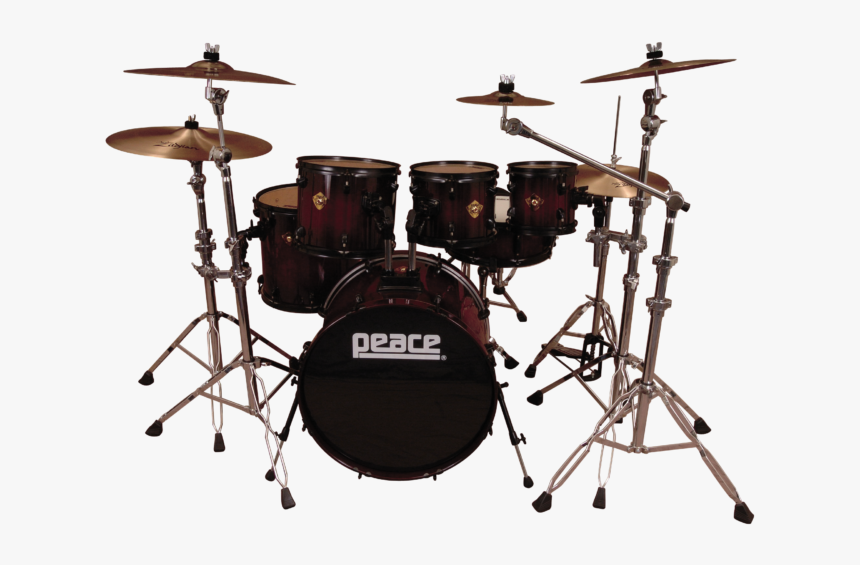 Drum Set Png - Red Drum Set Png, Transparent Png