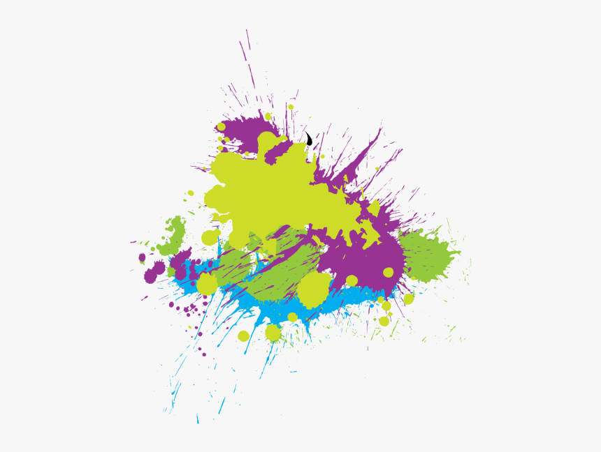 Splash Background Colorful, HD Png Download