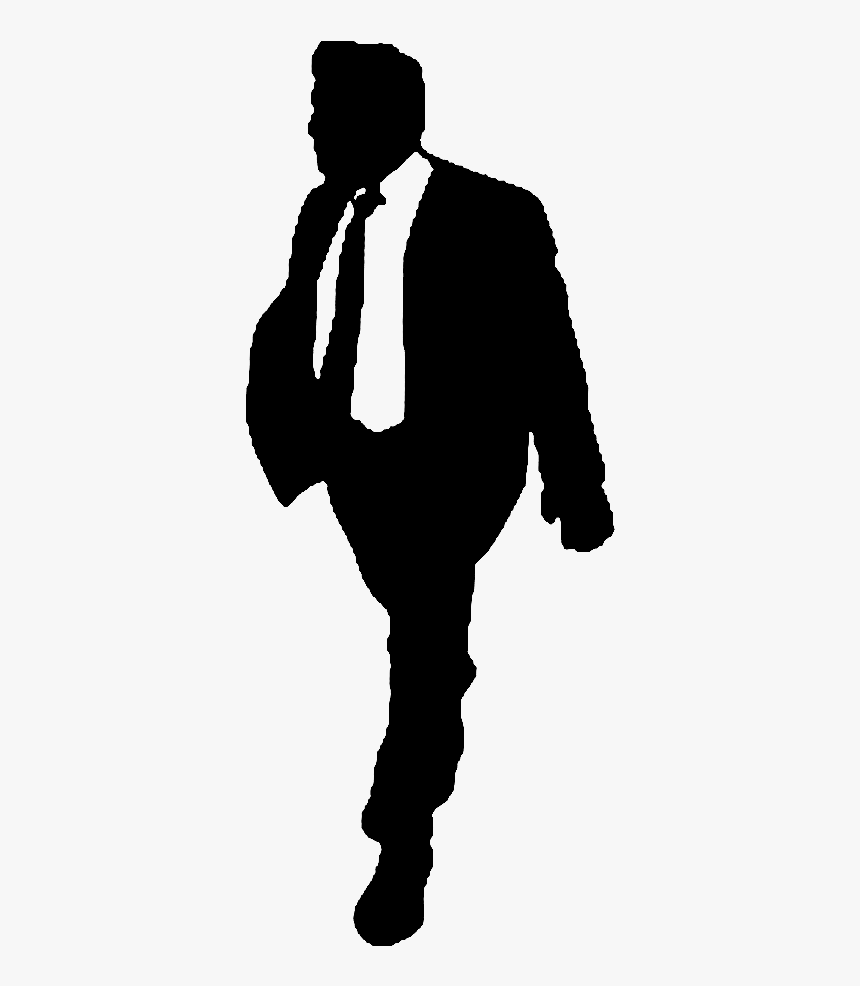 Man Walking Silhouette Png -man Walking Png, Transparent - Silhouette Man Walking, Png Download