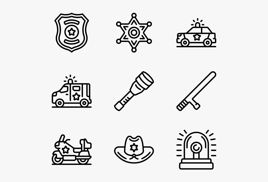 Law Enforcement - Food Icon Free, HD Png Download