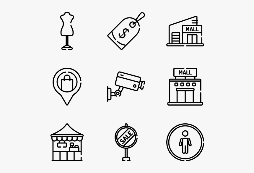 Mall Shopping Center - Resume Icons Png, Transparent Png